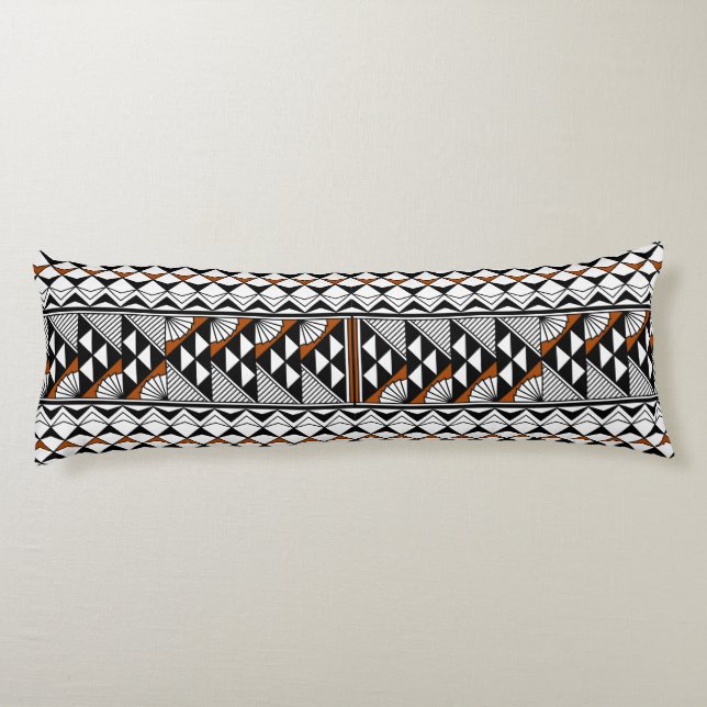 Southwest Native Sun and Rain Body Pillow (Back)