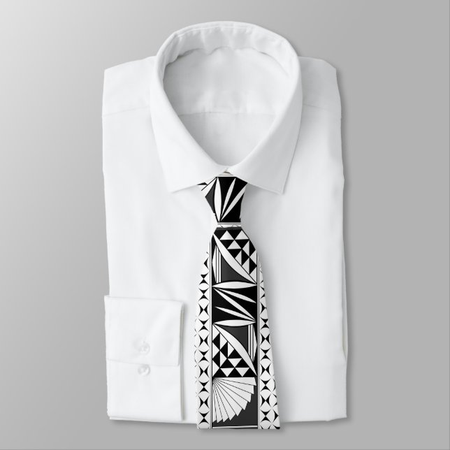 Southwest Native Sunrise in Charcoal Tie (Tied)