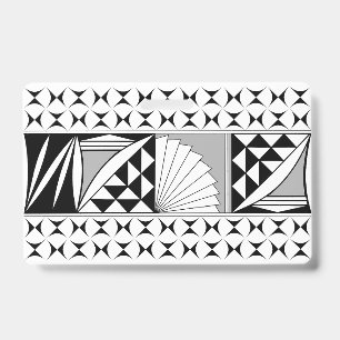 Southwest Native Sunrise in Grey Badge