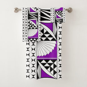 Southwest Native Sunrise in Purple Bath Towel Set