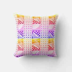 Southwest Native Sunrise in Rainbow Throw Pillow