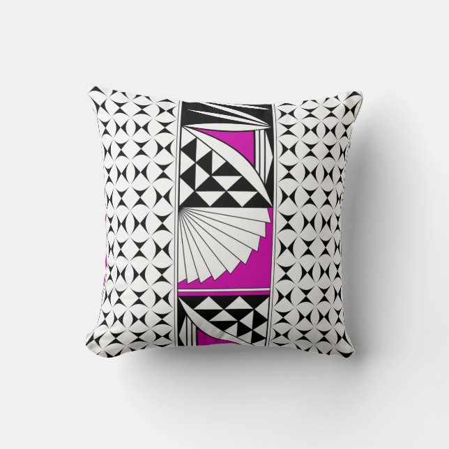 Southwest Native Sunrise Throw Pillow (Front)