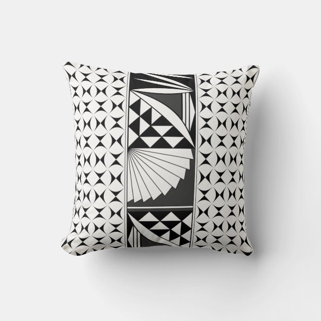 Southwest Native Sunrise Throw Pillow (Front)
