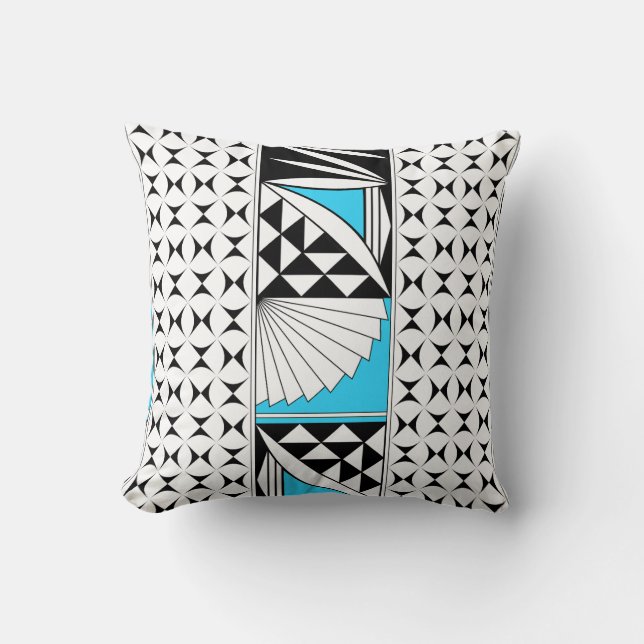  Southwest Native Sunrise Throw Pillow (Front)