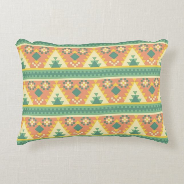 Southwest Navtive Amercan Peace Accent Pillow (Front)