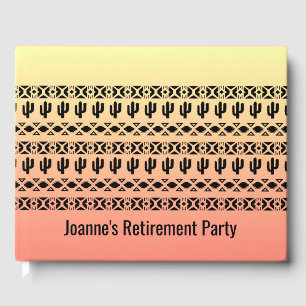 Southwest Ombre Design Guest Book