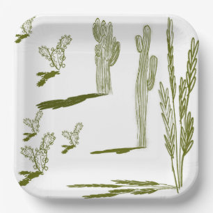 Southwest paper plates