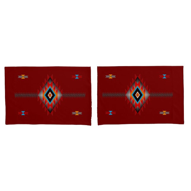 Southwest Pattern #1 - colour customizeable Pillowcase (Front-Set)