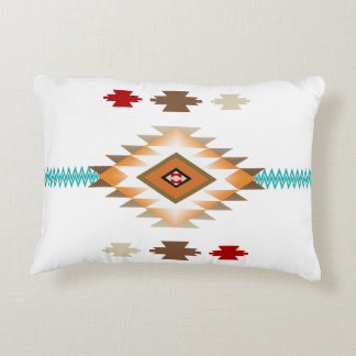 Southwest Pattern 2b - change colour Accent Pillow