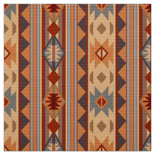 Southwest Pattern Design Tan Fabric