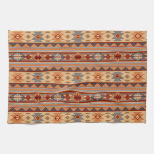 Southwest Pattern Design Tan Kitchen Towel