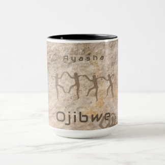 Southwest Petroglyhs Custom Tribe/Name Mug