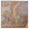 Southwest Petroglyph Ceramic Tile