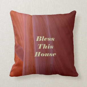 Southwest Pillow Bless This House Square
