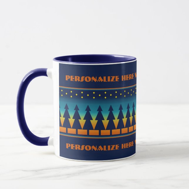 Southwest Pines Personalized Mug (Left)
