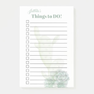 Southwest Prickly Pear Desert Cactus  Things to Do Post-it Notes
