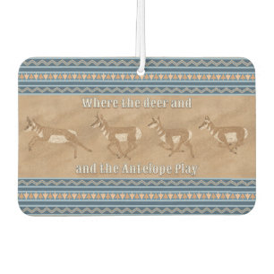 Southwest Pronghorn Antelope Herd Personalized Air Freshener