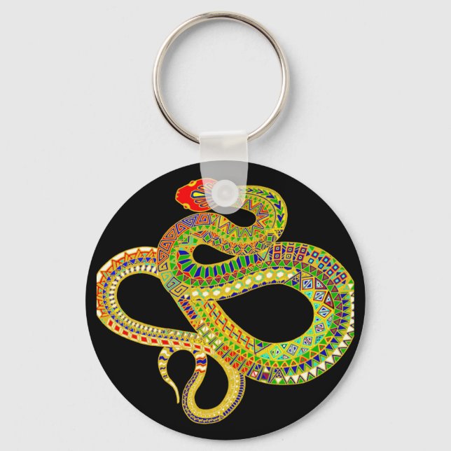 Southwest Rattler Keychain (Front)