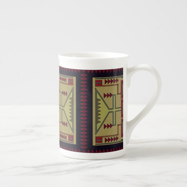 Southwest Retro Bone China Mug (Right)