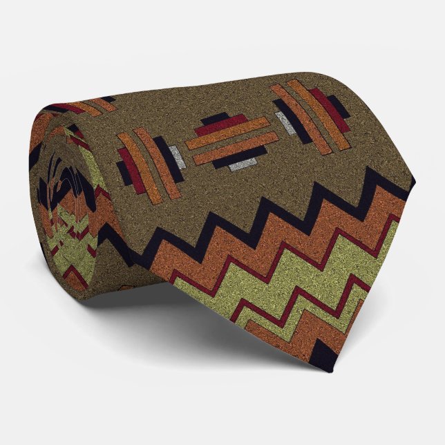 Southwest Retro Neck Tie (Rolled)