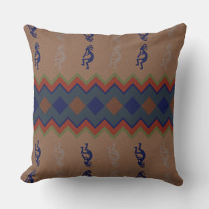 Southwest Retro Throw Pillow