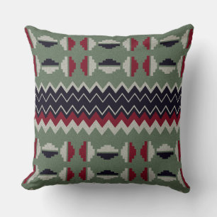 Southwest Retro Throw Pillow
