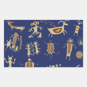 Southwest Rock Art Shaman Sticker