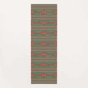 Southwest Sagebrush Green Geometric Design Yoga Ma Yoga Mat