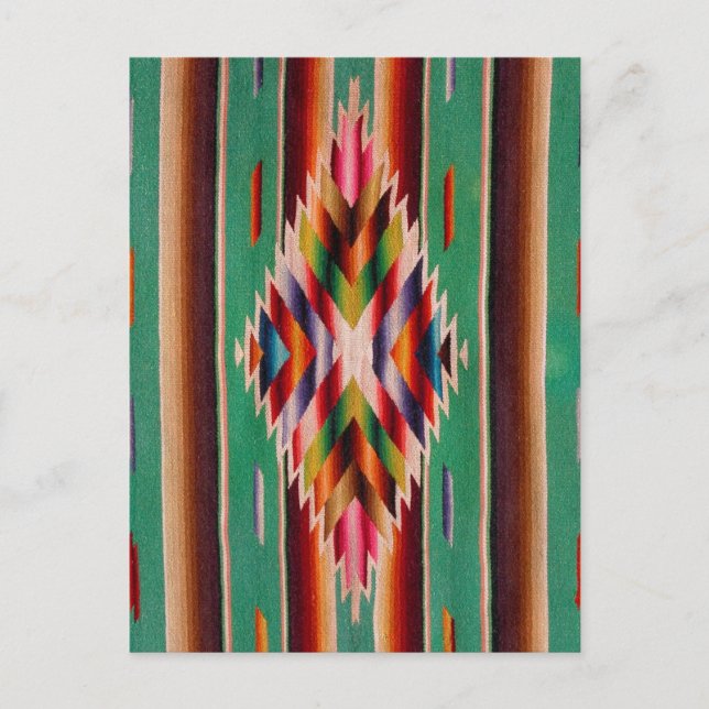 Southwest Saltillo Postcard (Front)