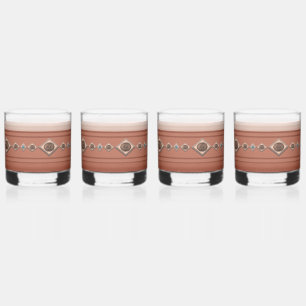 Southwest Sandstone Canyon and Conchos Whiskey Glass