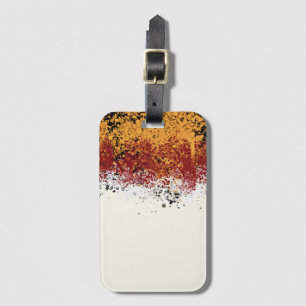 Southwest splatter luggage tag