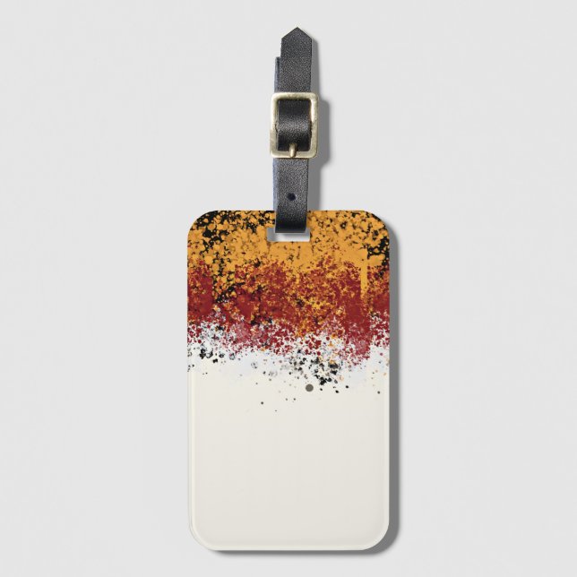 Southwest splatter luggage tag (Front Vertical)