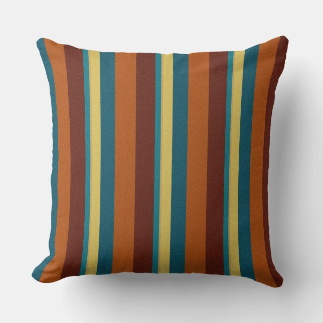 Southwest Stripes 13 Throw Pillow (Front)