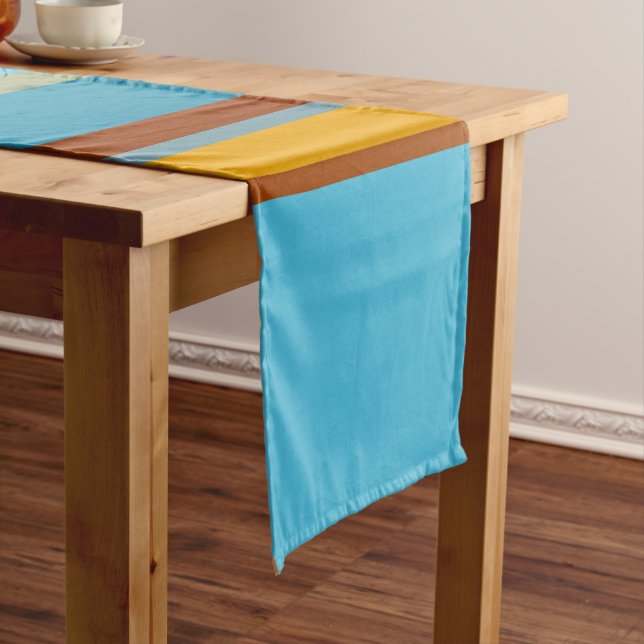 Southwest Stripes 15 Short Table Runner (In Situ)