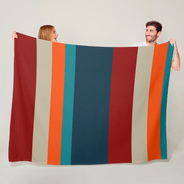 Southwest Stripes 17 Fleece Blanket (In Situ)