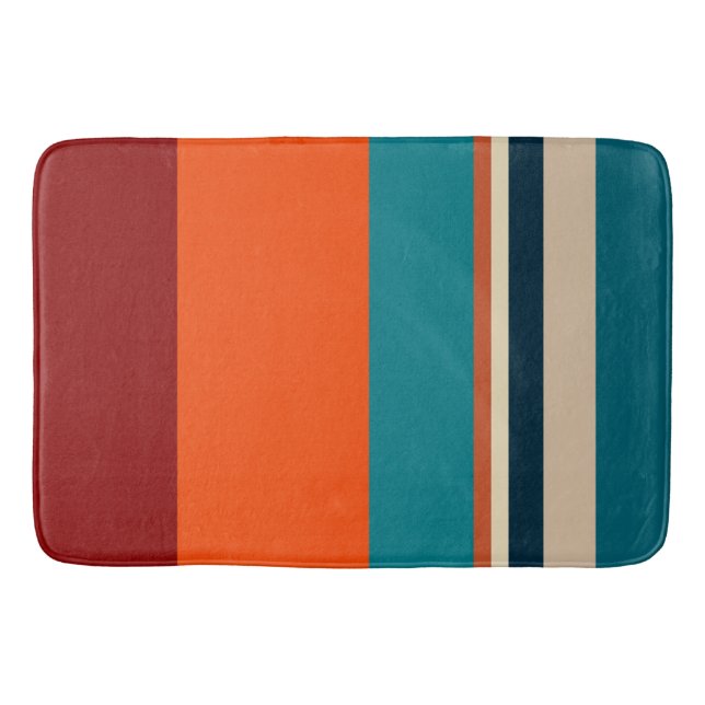 Southwest Stripes 19 Bath Mat (Front)