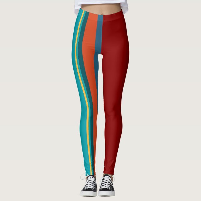 Southwest Stripes 24 Leggings (Front)