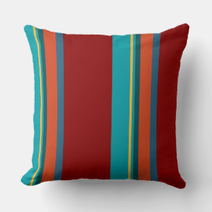 Southwest Stripes 24 Throw Pillow