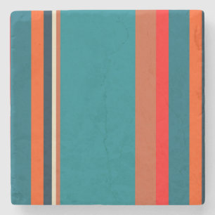 Southwest Stripes 29  Stone Coaster