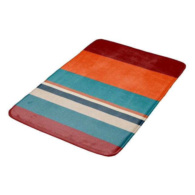 Southwest Stripes Bath Mat (Angled)