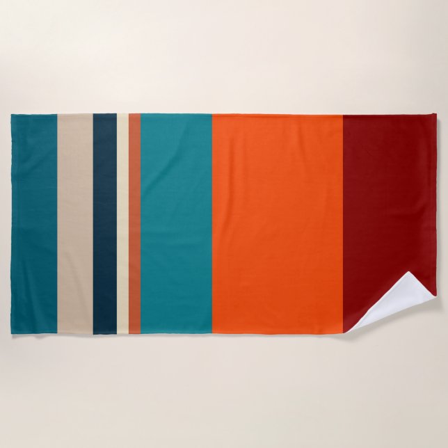 Southwest Stripes Beach Towel (Front)