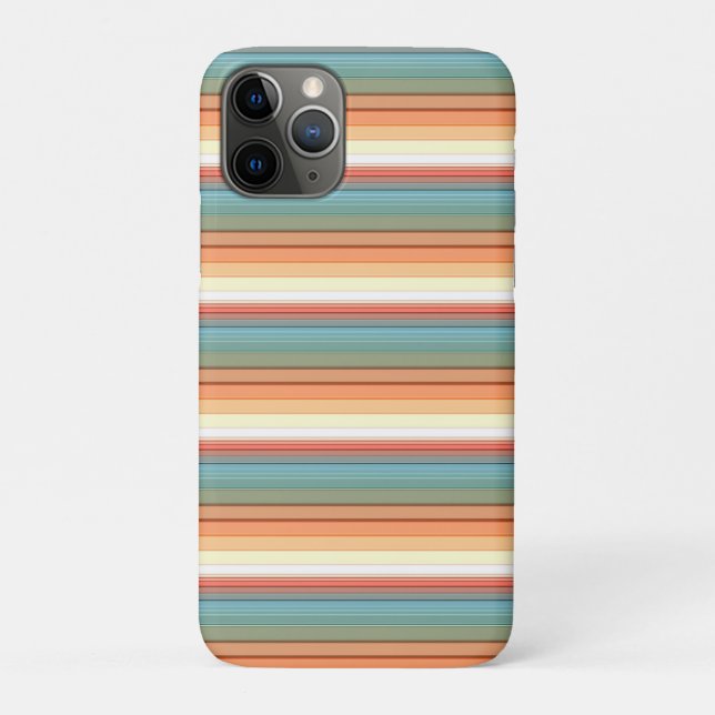 Southwest Stripes Muted Colour Case-Mate iPhone Case (Back)
