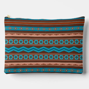 Southwest Style Geometric Cameron Gorge Design Accessory Pouch