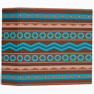 Southwest Style Geometric Cameron Gorge Design Binder