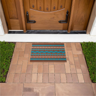 Southwest Style Geometric Cameron Gorge Design Doormat