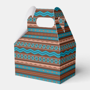 Southwest Style Geometric Cameron Gorge Design Favor Box