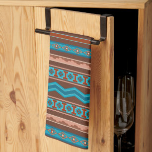 Southwest Style Geometric Cameron Gorge Design Kitchen Towel