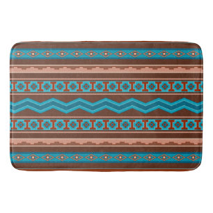 Southwest Style Geometric Cameron Gorge Design Lg Bath Mat