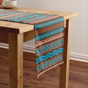 Southwest Style Geometric Cameron Gorge Design Medium Table Runner