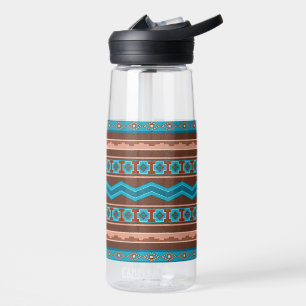 Southwest Style Geometric Cameron Gorge Design Water Bottle